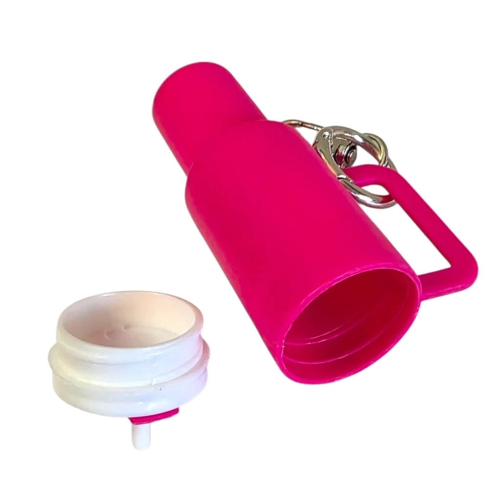 Hot Pink Tumbler Stanley Cup Purse Charm Keychain NWT
